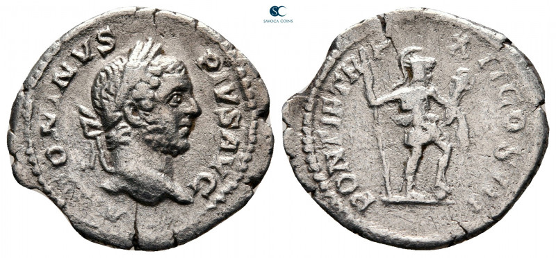 Caracalla AD 198-217. Rome
Denarius AR

20 mm, 2,17 g



very fine