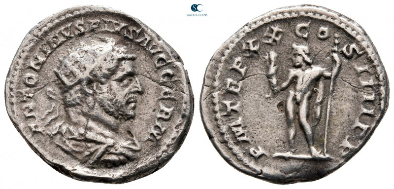 Caracalla AD 198-217. Rome
Antoninianus AR

21 mm, 4,33 g



nearly very ...