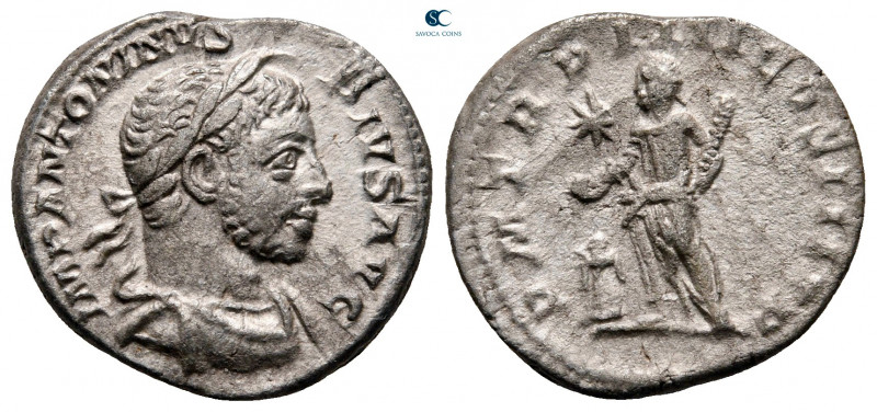 Elagabal AD 218-222. Rome
Denarius AR

18 mm, 2,87 g



very fine