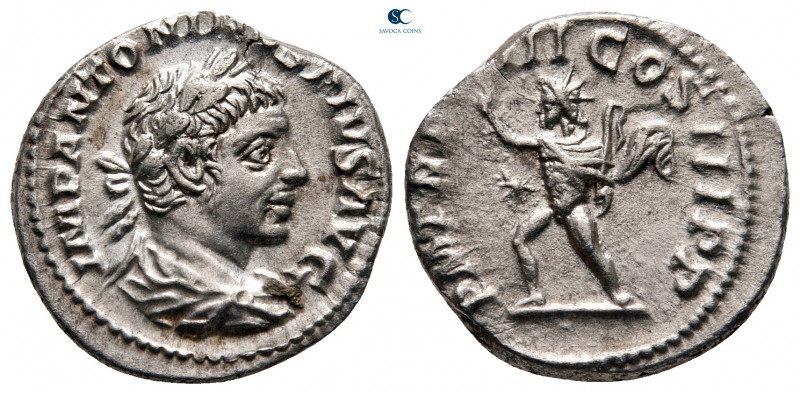 Elagabal AD 218-222. Rome
Denarius AR

17 mm, 2,90 g



very fine