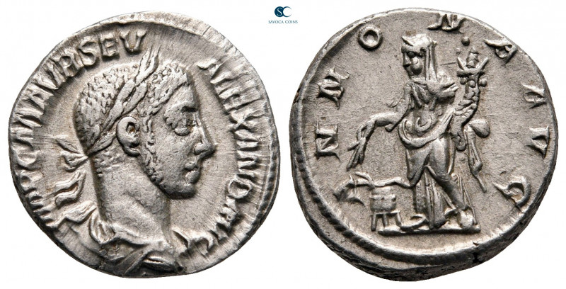 Severus Alexander AD 222-235. Rome
Denarius AR

16 mm, 3,29 g



very fin...