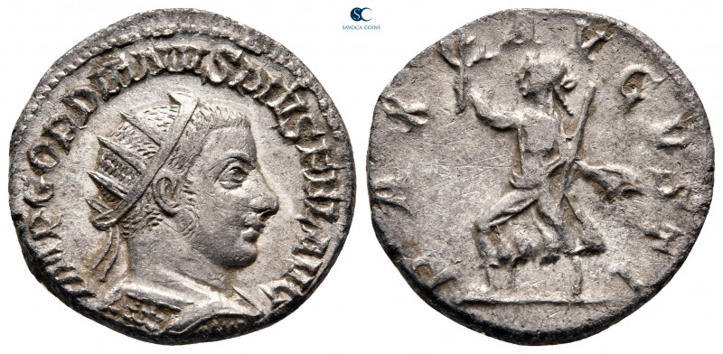 Gordian III AD 238-244. Antioch
Antoninianus AR

22 mm, 3,73 g



nearly ...