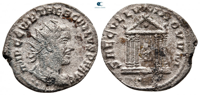 Trebonianus Gallus AD 251-253. Antioch
Antoninianus AR

20 mm, 2,53 g



...