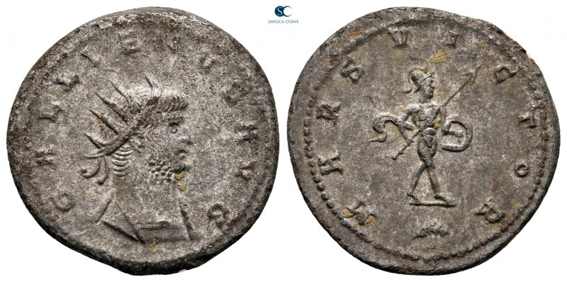 Gallienus AD 253-268. Antioch
Billon Antoninianus

20 mm, 3,76 g



very ...