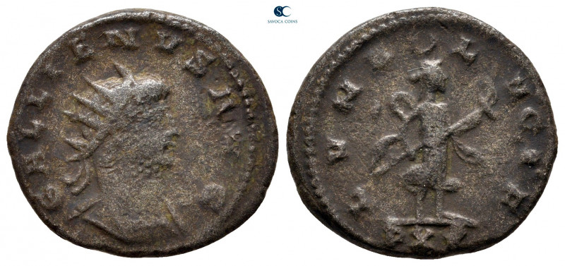 Gallienus AD 253-268. Antioch
Antoninianus Æ

20 mm, 3,29 g



nearly ver...