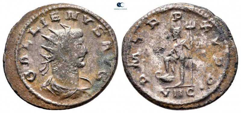 Gallienus AD 253-268. Antioch
Antoninianus Æ silvered

22 mm, 3,27 g



v...