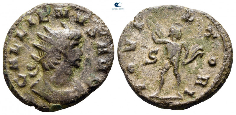 Gallienus AD 253-268. Rome
Billon Antoninianus

20 mm, 3,95 g



very fin...