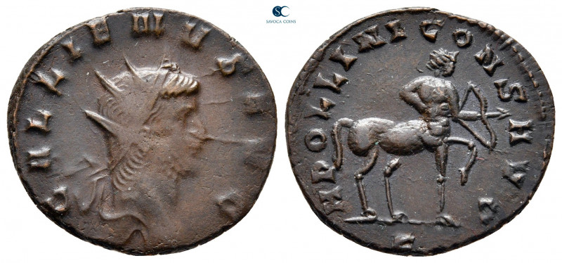 Gallienus AD 253-268. Rome
Antoninianus Æ

21 mm, 2,62 g



very fine