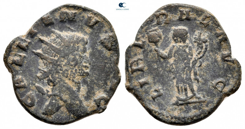 Gallienus AD 253-268. Rome
Antoninianus Æ

19 mm, 3,13 g



very fine