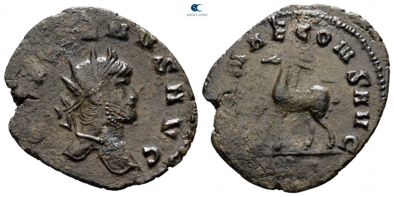 Gallienus AD 253-268. Rome
Antoninianus Æ

23 mm, 2,65 g



nearly very f...
