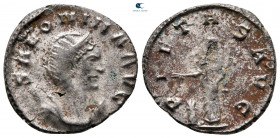 Salonina AD 254-268. Rome. Antoninianus Æ silvered