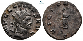Claudius II (Gothicus) AD 268-270. Mediolanum. Antoninianus Æ silvered