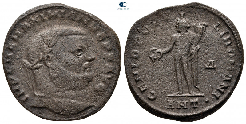 Maximianus Herculius AD 286-305. Antioch
Follis Æ

28 mm, 9,01 g



nearl...