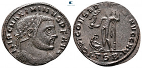 Maximinus II Daia, as Caesar AD 305-308. Thessaloniki. Follis Æ