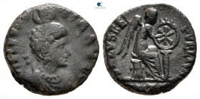 Aelia Eudoxia AD 400-404. Antioch. Follis Æ