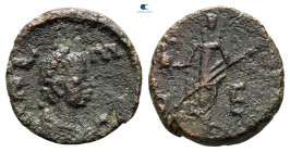 Leo I with Verina AD 457-474. Rome. Nummus Æ
