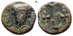 Maurice Tiberius AD 582-602. Ravenna. Decanummium Æ