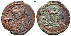 Maurice Tiberius AD 582-602. Theoupolis (Antioch). Follis or 40 Nummi Æ