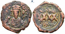Phocas AD 602-610. Byzantine. Follis Æ