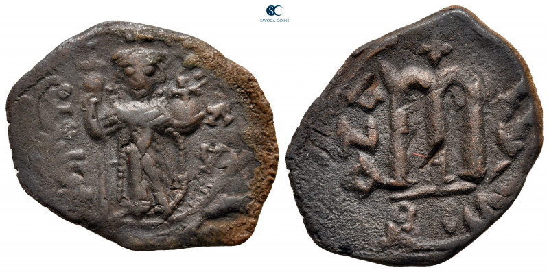 Constans II AD 641-668. Constantinople
Follis or 40 Nummi Æ

27 mm, 3,51 g
...