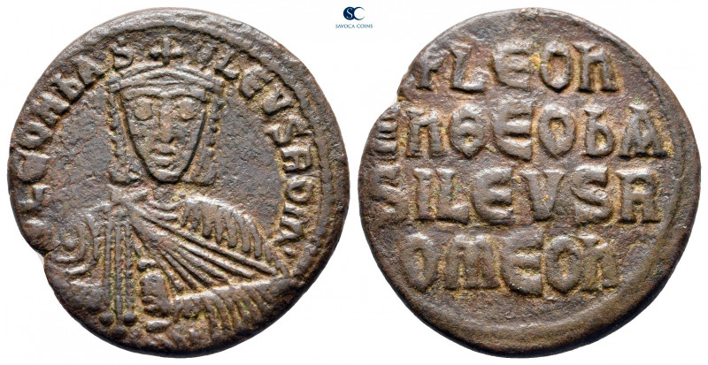 Leo VI the Wise AD 886-912. Constantinople
Follis or 40 Nummi Æ

26 mm, 7,16 ...