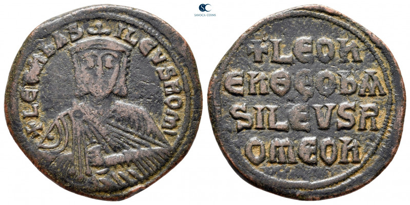 Leo VI the Wise AD 886-912. Constantinople
Follis Æ

27 mm, 6,36 g



ver...