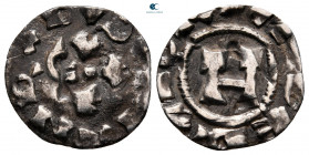 Italy. Lucca. Henry II AD 1004-1024. Denier AR