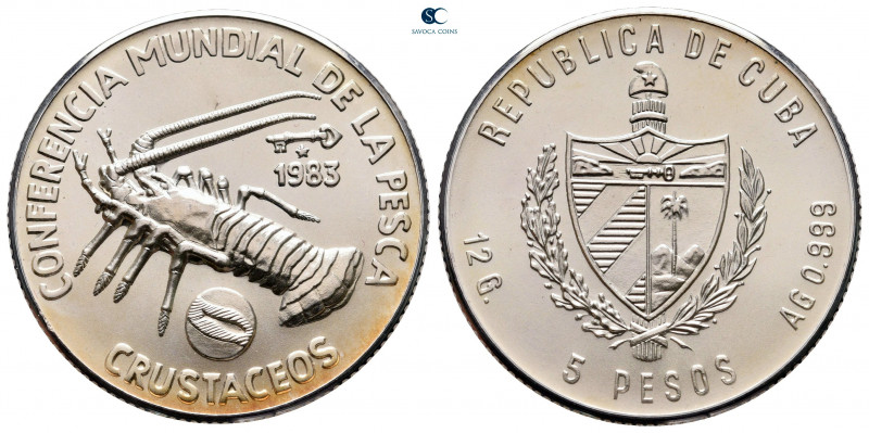 Cuba. AD 1983.
10 Pesos AR

36 mm, 28,08 g



extremely fine