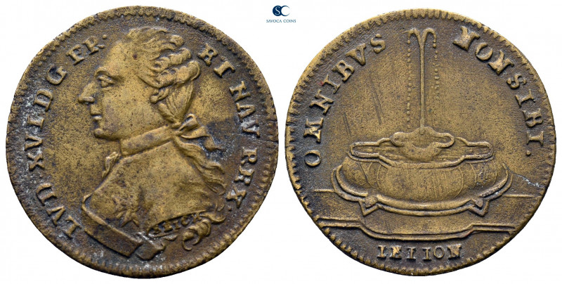 France. Louis XVI AD 1774-1792.
Jeton CU

24 mm, 2,97 g



good very fine