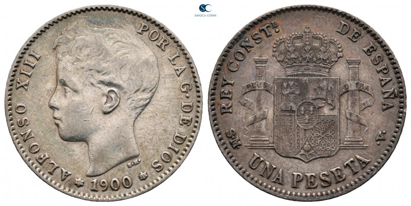 Spain. Alfonso XIII AD 1886-1931.
1 Peseta

23 mm, 4,99 g



very fine