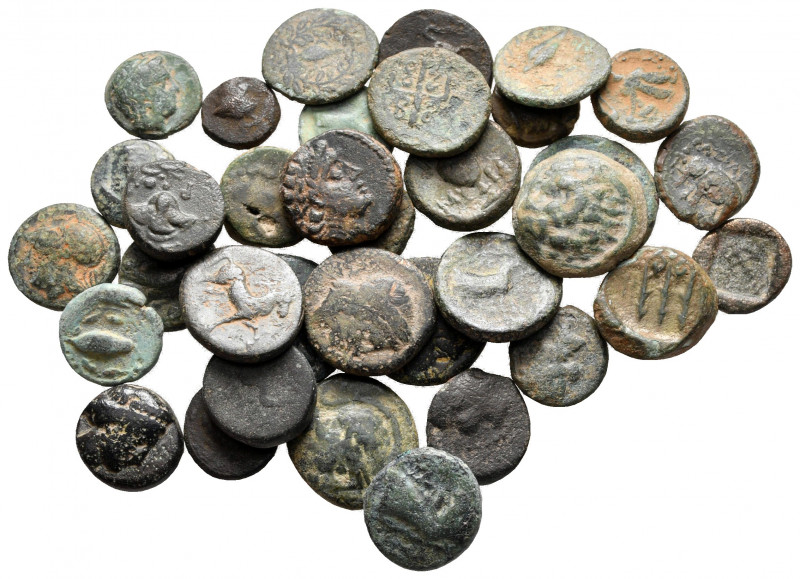 Lot of ca. 36 greek bronze coins / SOLD AS SEEN, NO RETURN!

nearly very fine