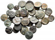 Lot of ca. 36 greek bronze coins / SOLD AS SEEN, NO RETURN!nearly very fine