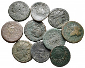 Lot of ca. 10 roman provincial bronze coins / SOLD AS SEEN, NO RETURN!fine