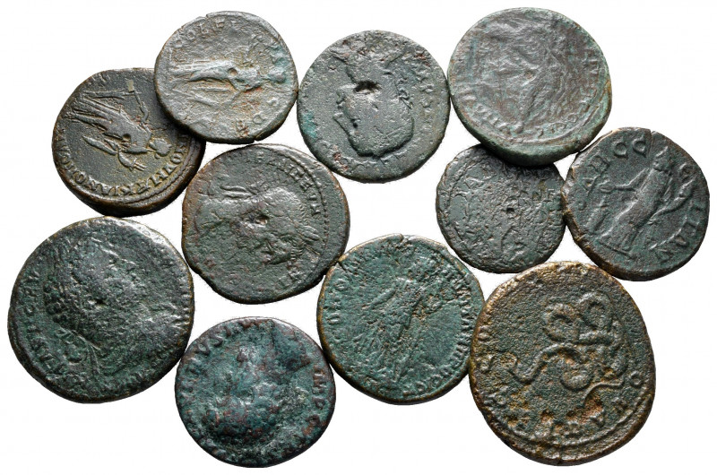 Lot of ca. 11 roman provincial bronze coins / SOLD AS SEEN, NO RETURN!

fine