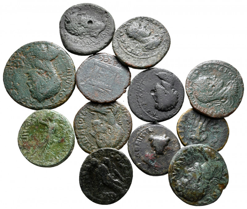 Lot of ca. 12 roman provincial bronze coins / SOLD AS SEEN, NO RETURN!

fine