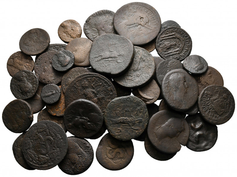 Lot of ca. 50 roman provincial bronze coins / SOLD AS SEEN, NO RETURN! 

fine