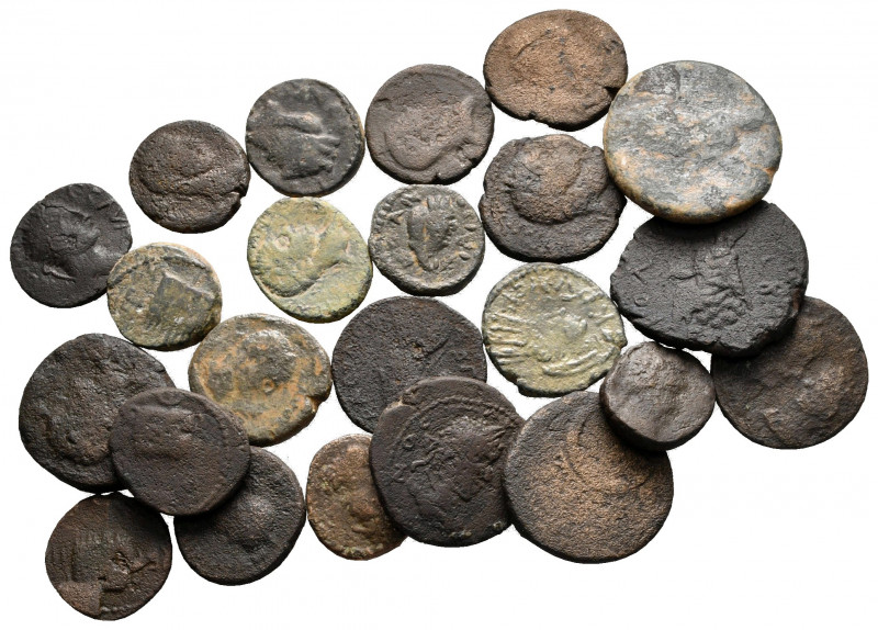 Lot of ca. 23 roman provincial bronze coins / SOLD AS SEEN, NO RETURN!

fine