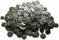 Lot of ca. 200 late roman bronze coins / SOLD AS SEEN, NO RETURN!fine