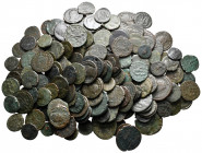 Lot of ca. 200 late roman bronze coins / SOLD AS SEEN, NO RETURN!fine