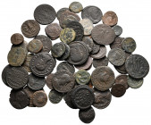 Lot of ca. 63 late roman bronze coins / SOLD AS SEEN, NO RETURN!very fine