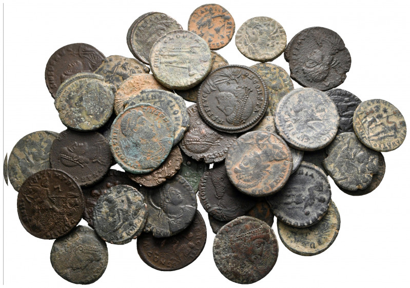 Lot of ca. 40 late roman bronze coins / SOLD AS SEEN, NO RETURN!

very fine