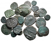 Lot of ca. 25 byzantine bronze coins / SOLD AS SEEN, NO RETURN!fine