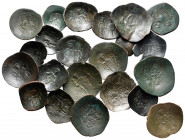 Lot of ca. 22 byzantine scyphate coins / SOLD AS SEEN, NO RETURN!very fine