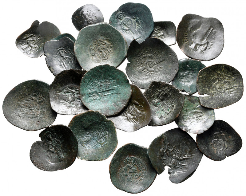 Lot of ca. 22 byzantine scyphate coins / SOLD AS SEEN, NO RETURN!

very fine