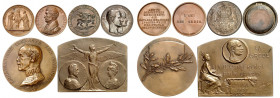 Lot de 6 Médailles. Président Jean Capodistrias, 1827-1831. Médaille en bronze frappée en l'honneur du philhellène Jean-Gabriel Eynard de Genève en 18...