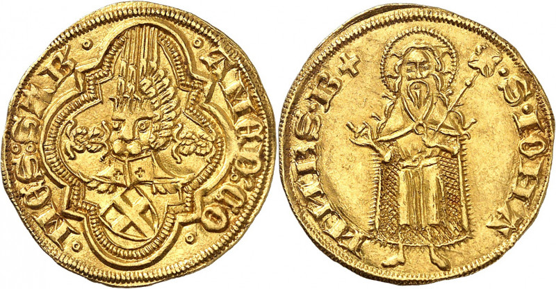 Savoie. Amédée VII, 1383-1391. Florin d'or non daté, Avigliana (Veillane). Ecu d...
