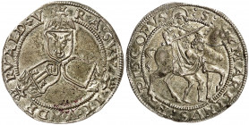 Uri, Schwyz et Unterwald. Cavalotto (Rössler) non daté (1503-1548), Bellinzone. Armoiries des trois cantons réunies par la pointe, chacune surmontée d...