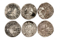 Uri, Schwyz et Unterwald. Lot de 3 monnaies : Kreuzer non daté (1544-1605) (3x), Altdorf. Armoiries des trois cantons réunies par la pointe / Grande c...