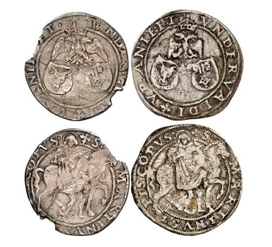 Uri et Nidwald. Lot de 2 monnaies : Cavalotto (Rössler) non daté (1506-1529) (2x...