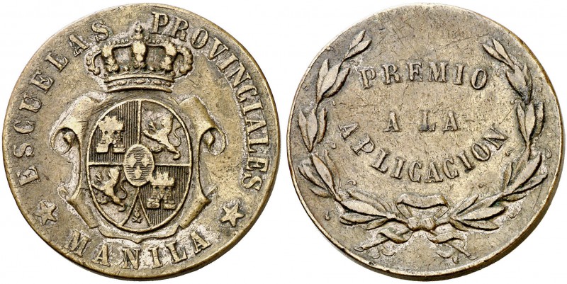 s/d. Escuelas Provinciales. Premio a la Aplicación. 11,18 g. Bronce. MBC-.